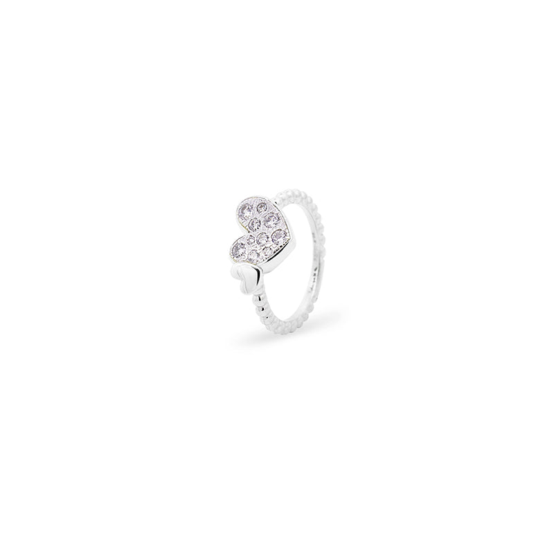 Anello Cuore Argento