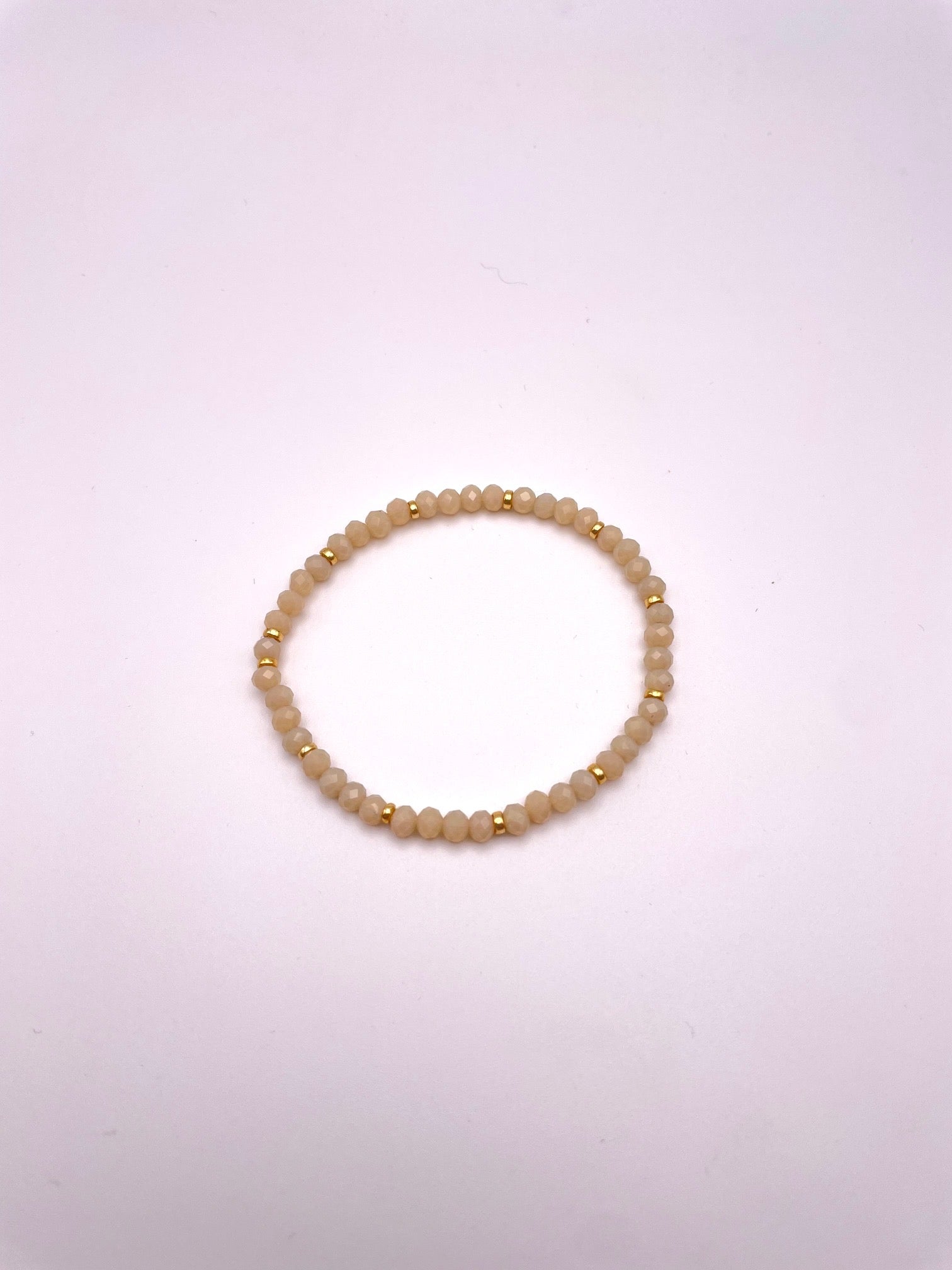 Bracciale elastico con cristalli colorati