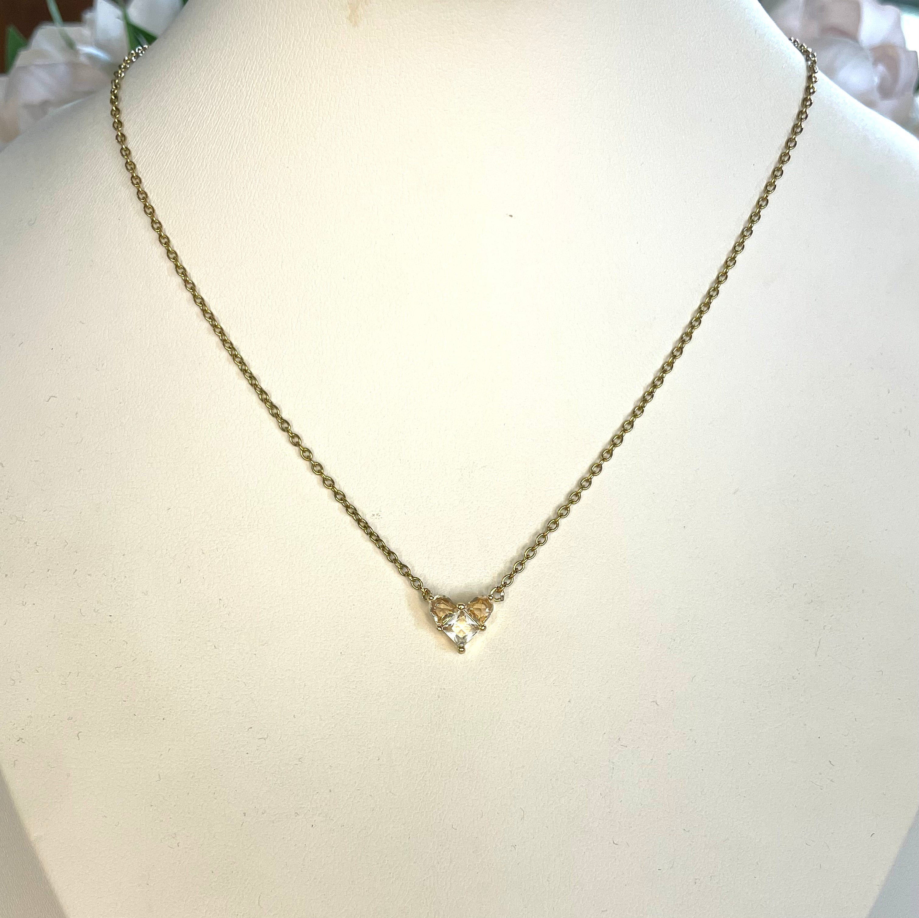 Girocollo con cuore effetto LEGO