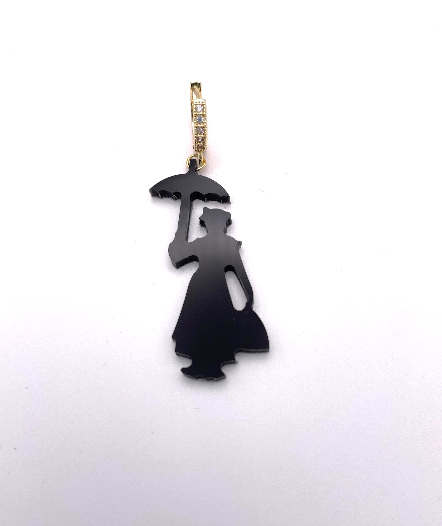 Orecchino mono in plexiglass Mary Poppins
