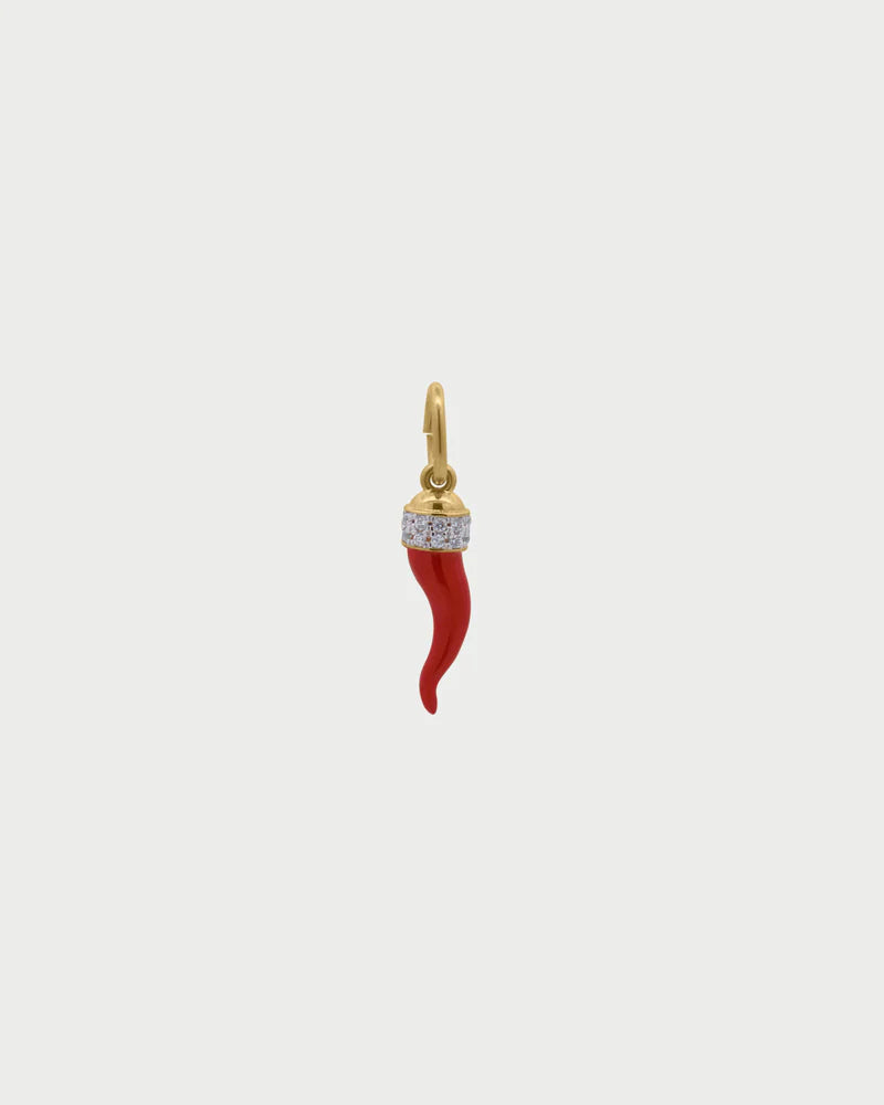 Charm Cornetto Rosso Portafortuna